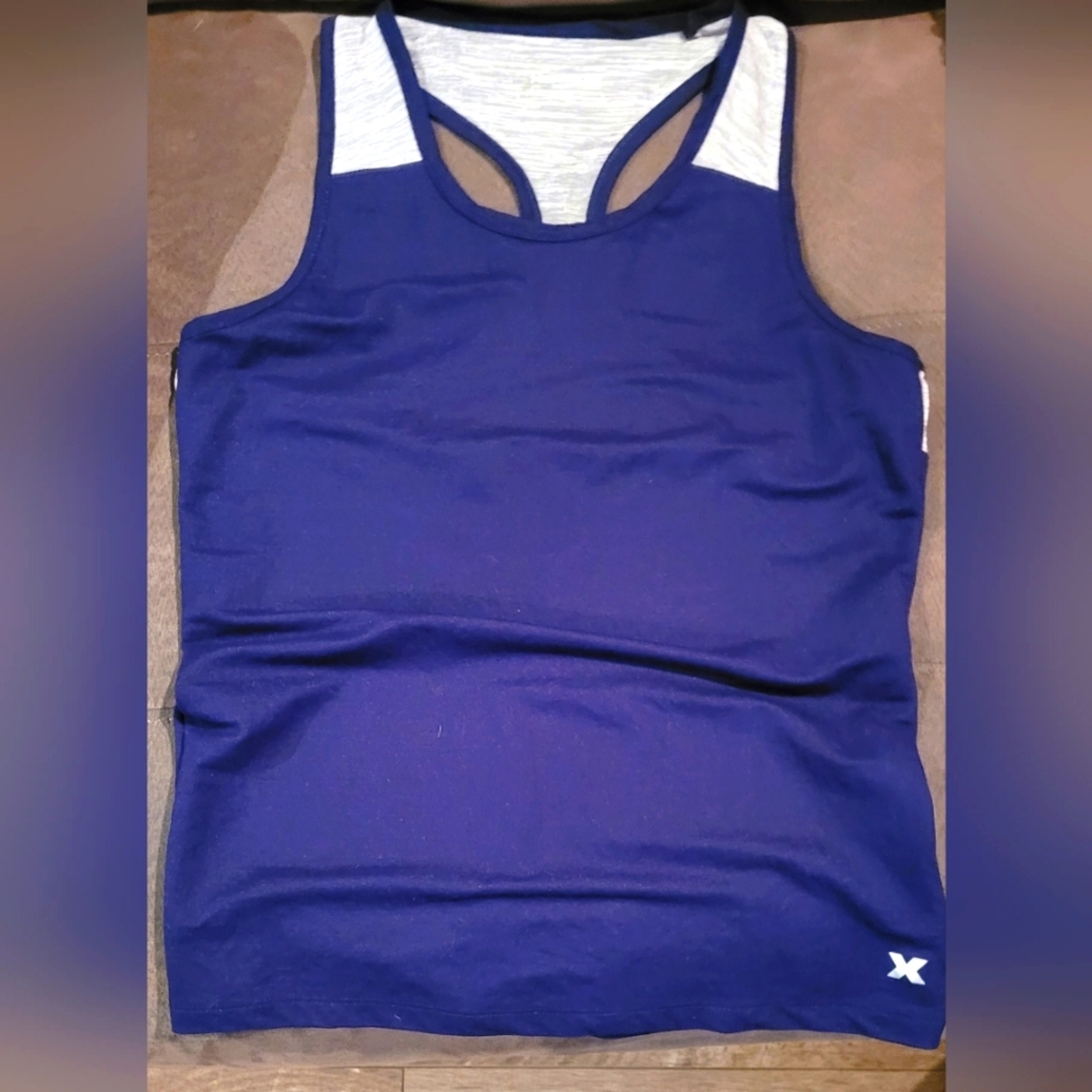 M/M Navy Xersion Sports tank top